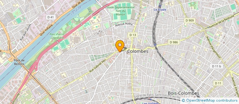 localisation de l'entreprise MONSIEUR IMAD BENMECHTA à COLOMBES