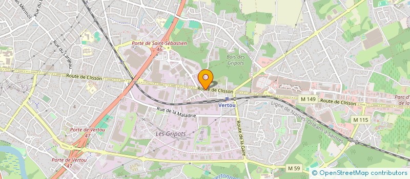 localisation de l'entreprise MONSIEUR IMAD BENMIMOUN  VERTOU