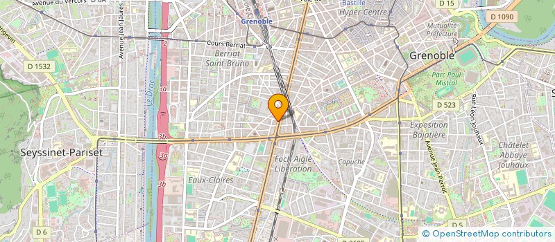 localisation de l'entreprise MONSIEUR IMAD BOUDRA  GRENOBLE