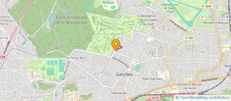 localisation de l'entreprise MONSIEUR IMAD BOUGUERBA à GARCHES