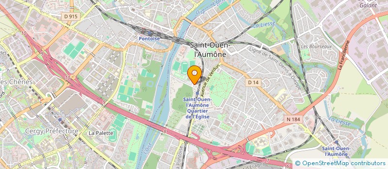 localisation de l'entreprise MONSIEUR IMAD BOURI à SAINT-OUEN-L'AUMONE