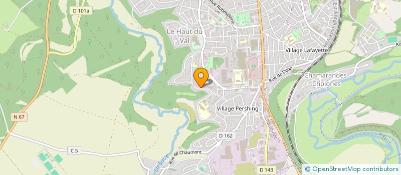 localisation de l'entreprise MONSIEUR IMAD CHOUKRY  CHAUMONT