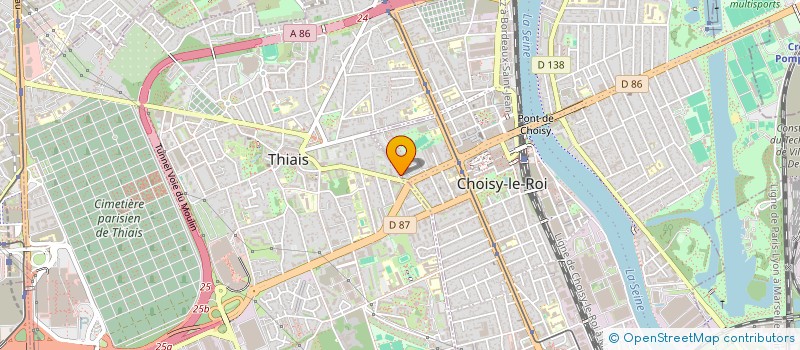 localisation de l'entreprise MONSIEUR IMAD DAOU  CHOISY-LE-ROI