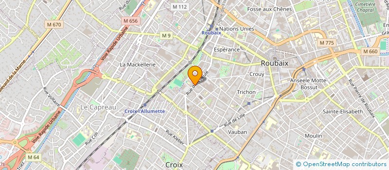 localisation de l'entreprise MONSIEUR IMAD DEBBAGH  ROUBAIX