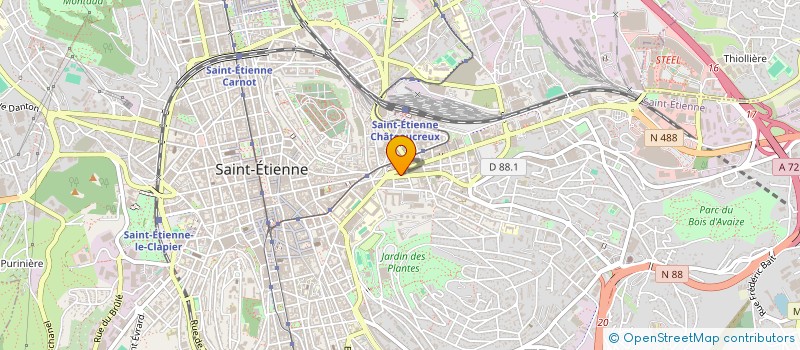 localisation de l'entreprise MONSIEUR IMAD DERRAR  SAINT-ETIENNE