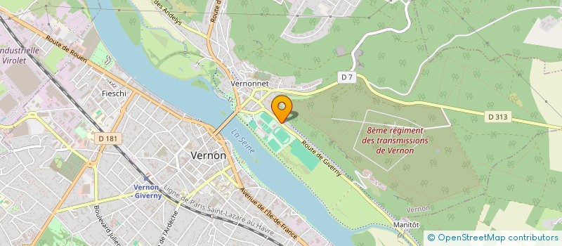 localisation de l'entreprise MONSIEUR IMAD-DINE NEGADI  VERNON