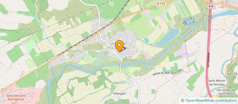 localisation de l'entreprise MONSIEUR IMAD EDDINE BEN MOSTEFA DAHO  SAINT-JEAN-PLA-DE-CORTS