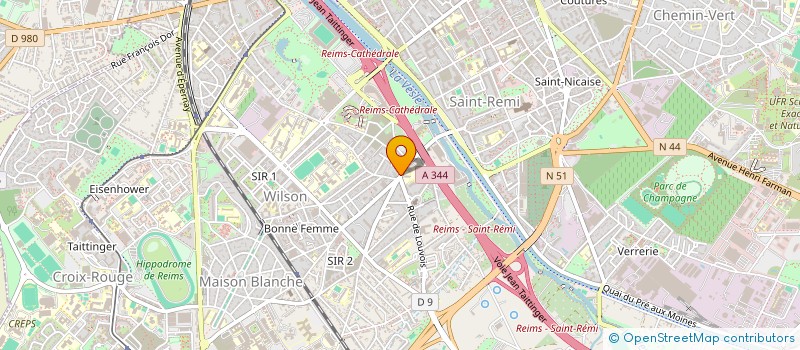 localisation de l'entreprise MONSIEUR IMAD-EDDINE HAKEM  REIMS