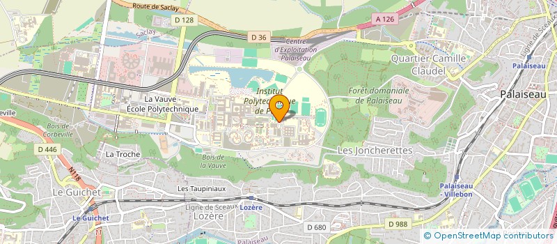 localisation de l'entreprise MONSIEUR IMAD EDDINE MAROUF  PALAISEAU