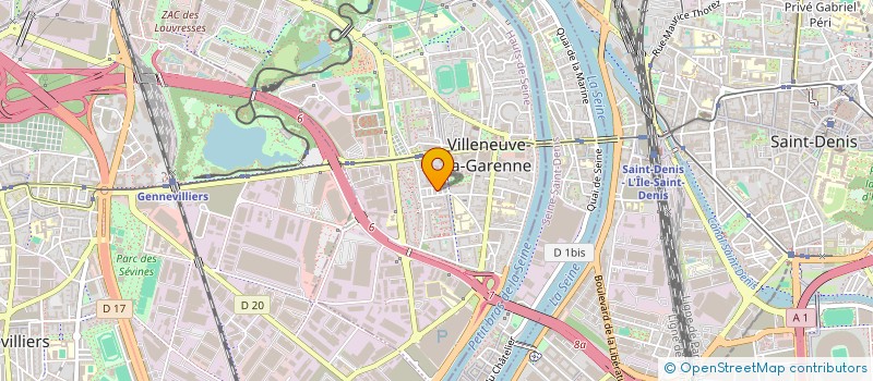 localisation de l'entreprise MONSIEUR IMAD EL ATTAR à VILLENEUVE-LA-GARENNE