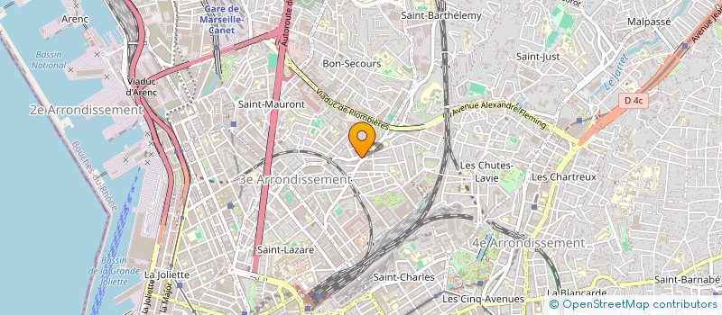 localisation de l'entreprise MONSIEUR IMAD EL AZZIMANI à MARSEILLE