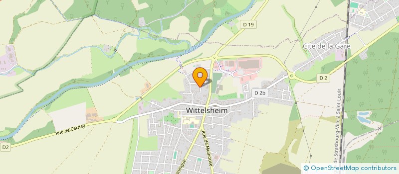 localisation de l'entreprise MONSIEUR IMAD EL BAHI  WITTELSHEIM