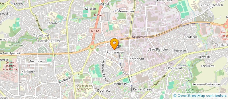 localisation de l'entreprise MONSIEUR IMAD EL BOUCHTAOUI à BREST