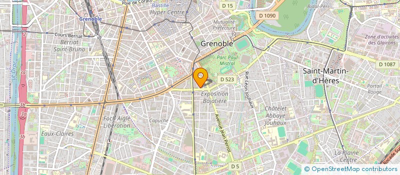 localisation de l'entreprise MONSIEUR IMAD EL BOUFERI à GRENOBLE