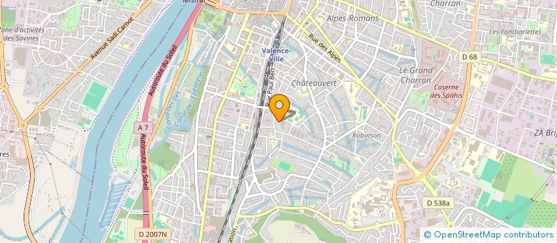 localisation de l'entreprise MONSIEUR IMAD EL HAOUAT  VALENCE