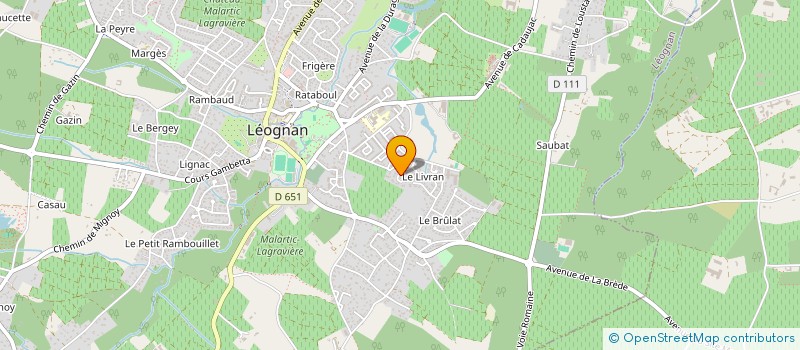 localisation de l'entreprise MONSIEUR IMAD FRADJ  LEOGNAN