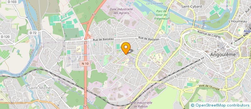 localisation de l'entreprise MONSIEUR IMAD GHANEM à ANGOULEME