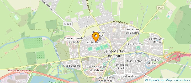 localisation de l'entreprise MONSIEUR IMAD GHEZIELLE à SAINT-MARTIN-DE-CRAU