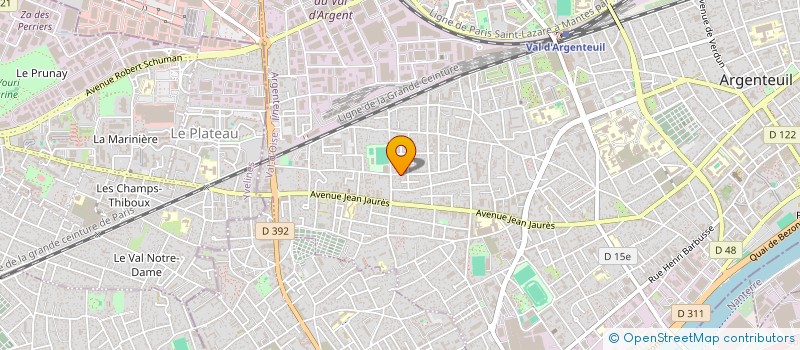 localisation de l'entreprise MONSIEUR IMAD GOUICEM  ARGENTEUIL