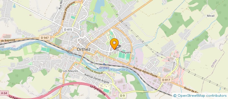 localisation de l'entreprise MONSIEUR IMAD HAMDI  ORTHEZ