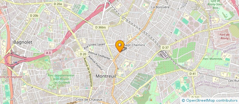 localisation de l'entreprise MONSIEUR IMAD HAMDOUD à MONTREUIL