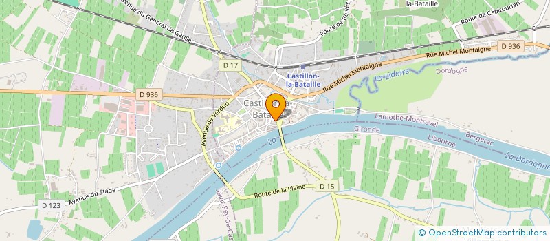 localisation de l'entreprise MONSIEUR IMAD HMIDA  CASTILLON-LA-BATAILLE