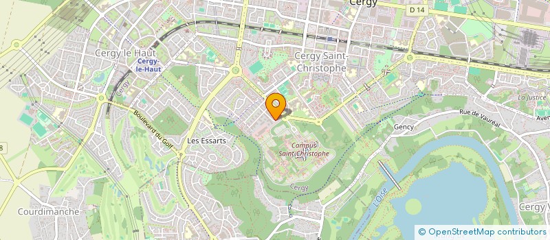 localisation de l'entreprise MONSIEUR IMAD LAGHRISSI  CERGY