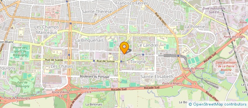 localisation de l'entreprise MONSIEUR IMAD LAKAF  RENNES