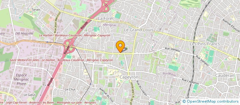 localisation de l'entreprise MONSIEUR IMAD LOUMMOU  MERIGNAC