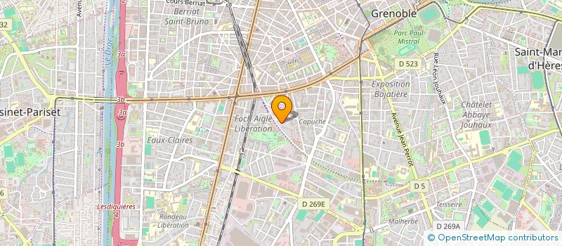 localisation de l'entreprise MONSIEUR IMAD MERICHE à GRENOBLE