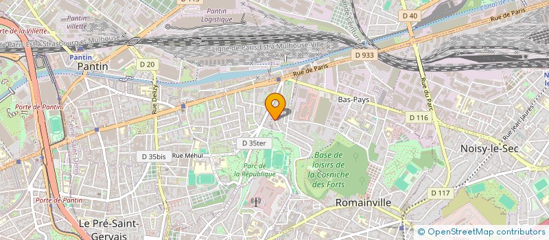 localisation de l'entreprise MONSIEUR IMAD NAAMANI à PANTIN