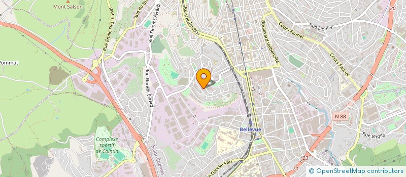 localisation de l'entreprise MONSIEUR IMAD OTHMAN  SAINT-ETIENNE