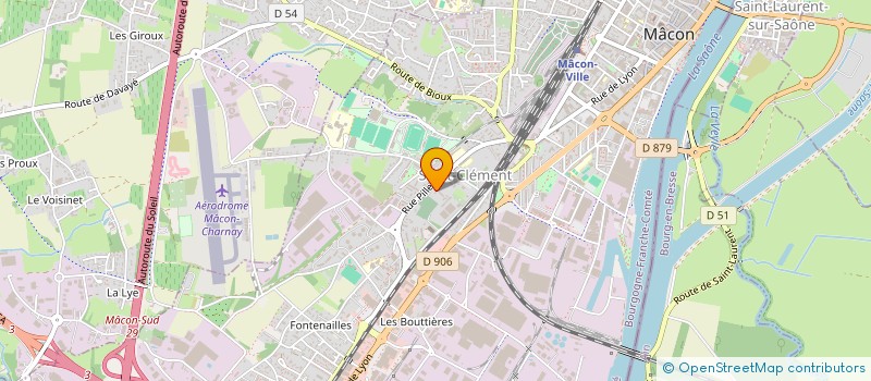 localisation de l'entreprise MONSIEUR IMAD OURIH  MACON