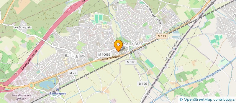localisation de l'entreprise MONSIEUR IMAD OUSERHIR à BAILLARGUES