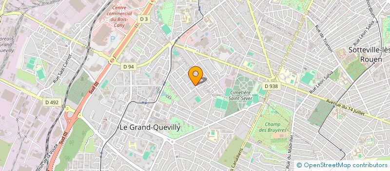 localisation de l'entreprise MONSIEUR IMAD OUTALEB à LE GRAND-QUEVILLY