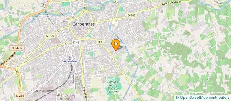 localisation de l'entreprise MONSIEUR IMAD SAID  CARPENTRAS