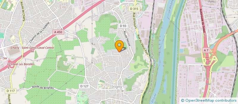 localisation de l'entreprise MONSIEUR IMAD TRID  IRIGNY