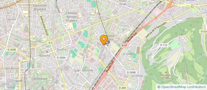 localisation de l'entreprise MONSIEUR IMADE BELLAHSEN  SAINT-MARTIN-D'HERES