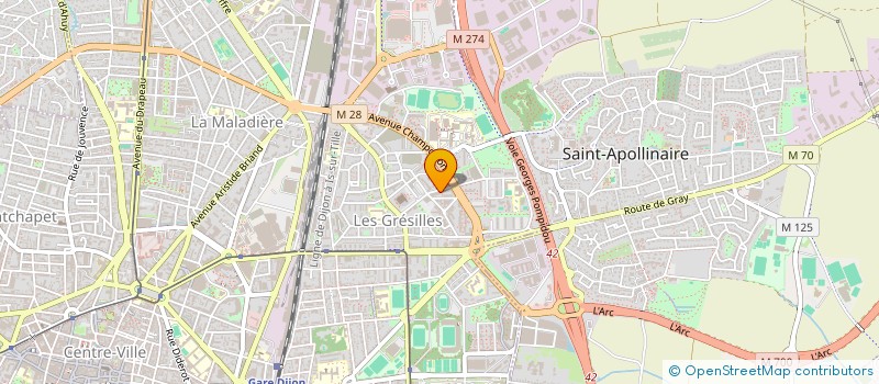 localisation de l'entreprise MONSIEUR IMADE CHOUAALI  DIJON