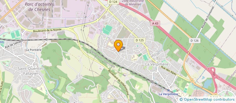 localisation de l'entreprise MONSIEUR IMADE-DINE MOUMEN  LA VERPILLIERE