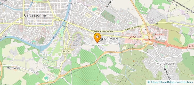 localisation de l'entreprise MONSIEUR IMADE EL GHOURRAF  CARCASSONNE