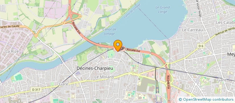 localisation de l'entreprise MONSIEUR IMADE JAAFAR  DECINES-CHARPIEU