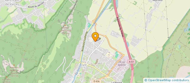 localisation de l'entreprise MONSIEUR IMADEDDINE BELLIL  VIF