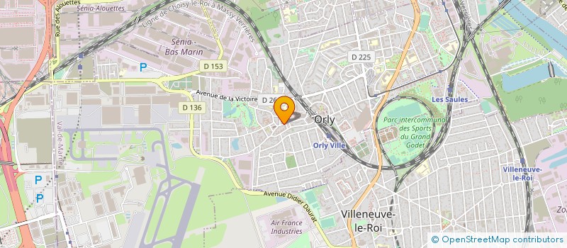 localisation de l'entreprise MONSIEUR IMADEDDINE HENNI  ORLY