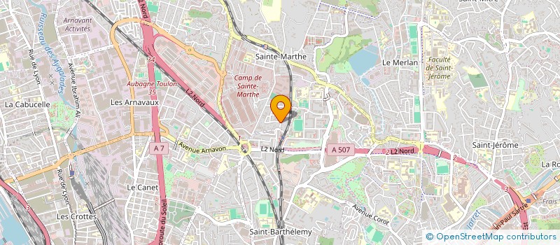 localisation de l'entreprise MONSIEUR IMADEDINE ARBOUZ  MARSEILLE