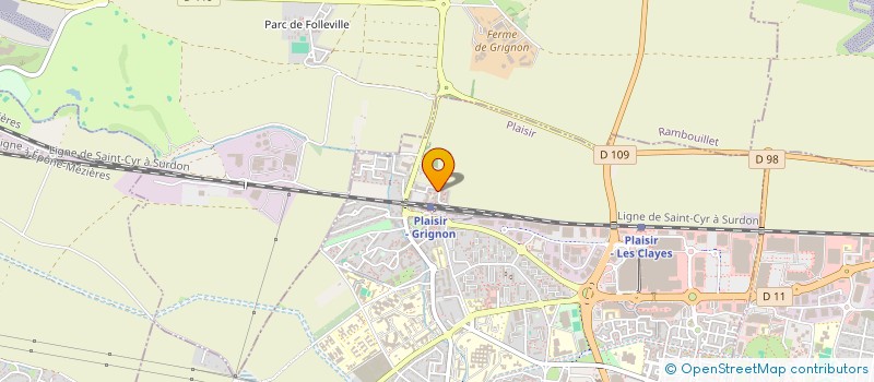 localisation de l'entreprise MONSIEUR IMAL MAROOFKHEIL  PLAISIR