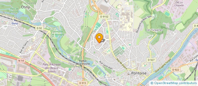 localisation de l'entreprise MONSIEUR IMAM-DEEN GHOULAM-NABI  PONTOISE