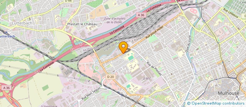 localisation de l'entreprise MONSIEUR IMAM DURMAZ  MULHOUSE