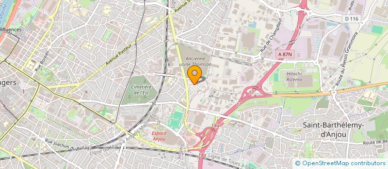 localisation de l'entreprise MONSIEUR IMAM KUDANOV à ANGERS