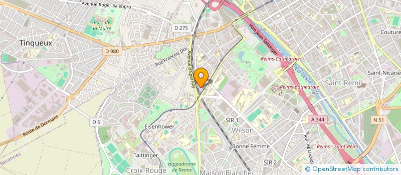 localisation de l'entreprise MONSIEUR IMAM RAHMAN ZADRAN  REIMS